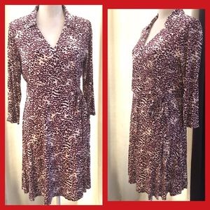 TOMMY HILFIGER animal print dress